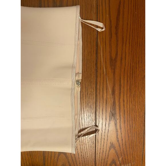 Yianna Waist Trainer Corset Size Large Nude Beige Zipper Front Tummy Control NWT - Picture 5 of 8